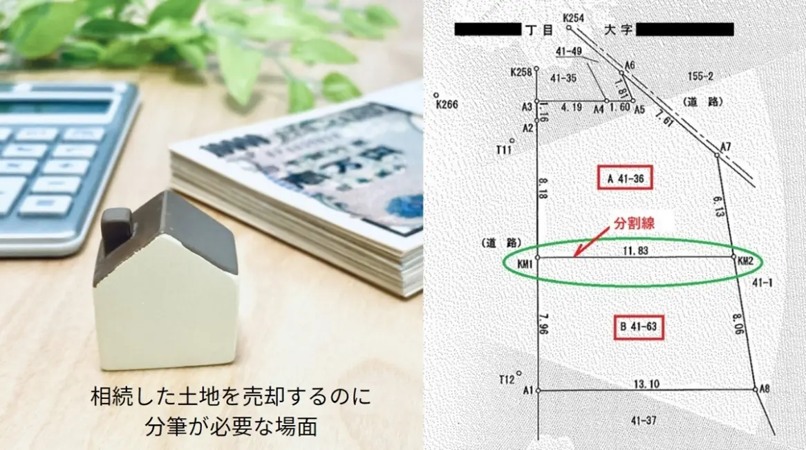 相続した土地を売却するのに急ぎで実施すべきこと「確定測量・分筆」